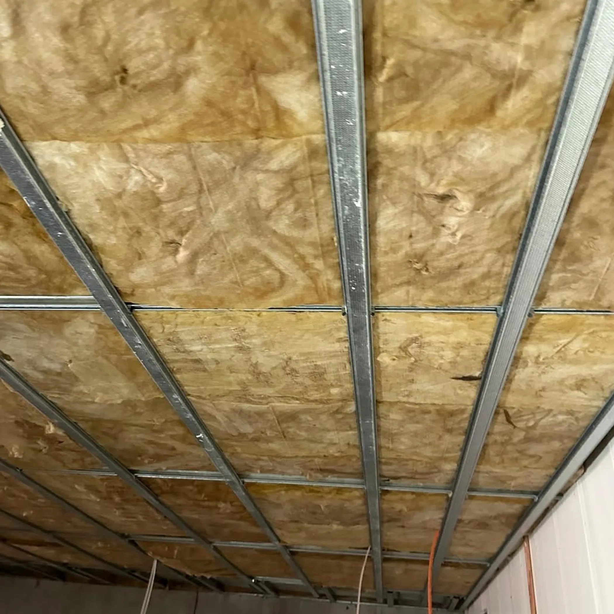 ceiling insulation and framing